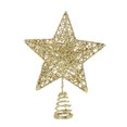 thumbnail image 2 of Tree Top Star LED Iron Gold Warm Light Exquisite Christmas Tree Star Decoration for Home Party, 2 of 5