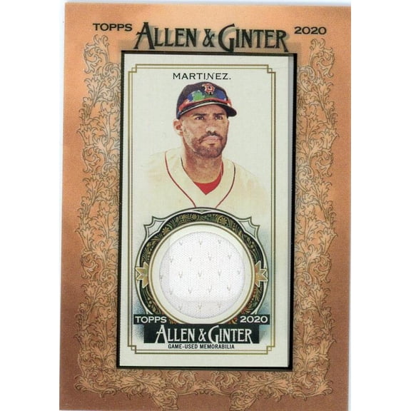 Collectible 2020 ALLEN AND GINTER FRAMED MINI RELICS #MFR-JM J.D. MARTINEZ RELIC BOSTON RED SOX