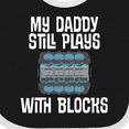 thumbnail image 4 of Inktastic Mechanic Dad Funny Auto Boys or Girls Baby Bib, 4 of 4