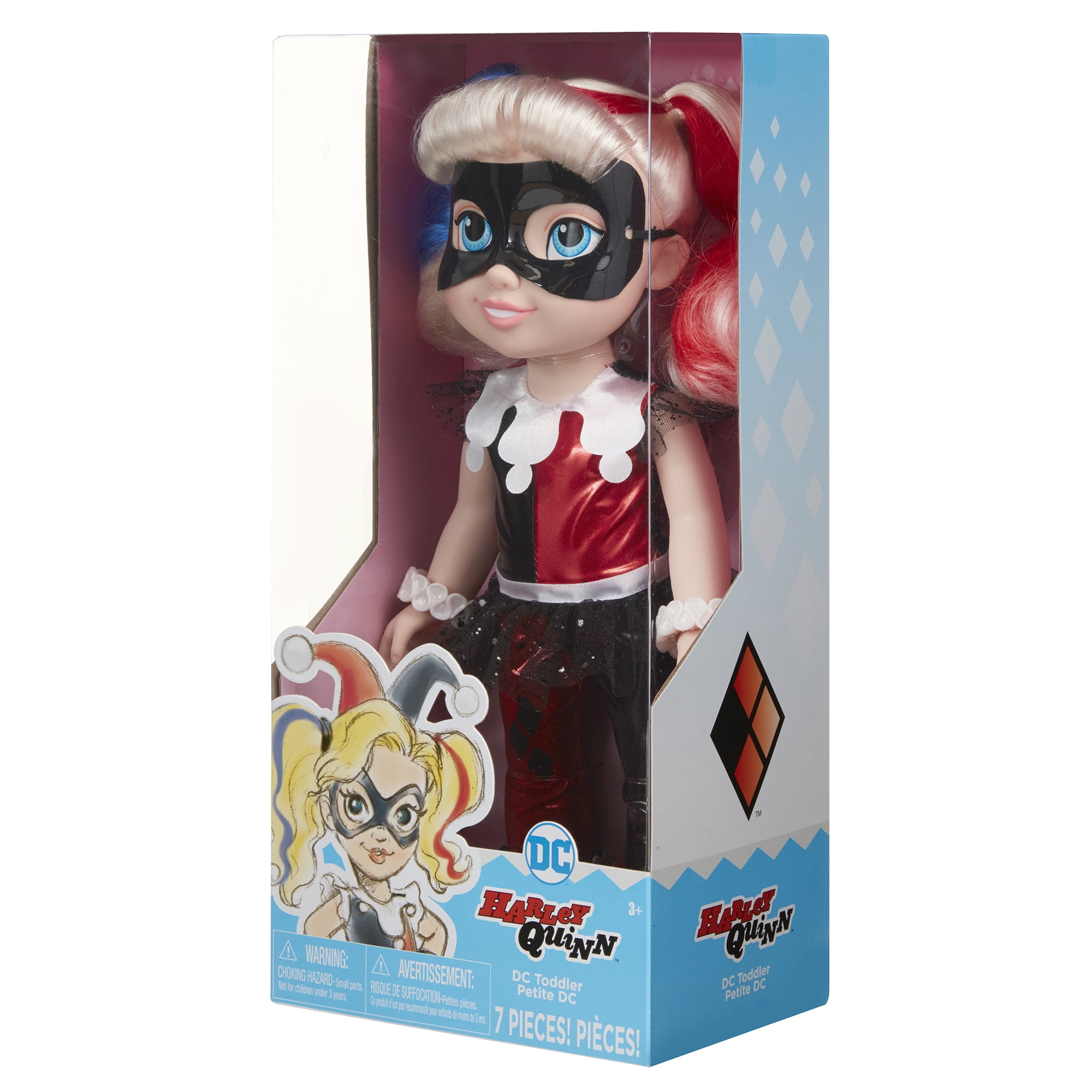 DC Super Hero Girls Harley Quinn Toddler Doll 15” Figure New 