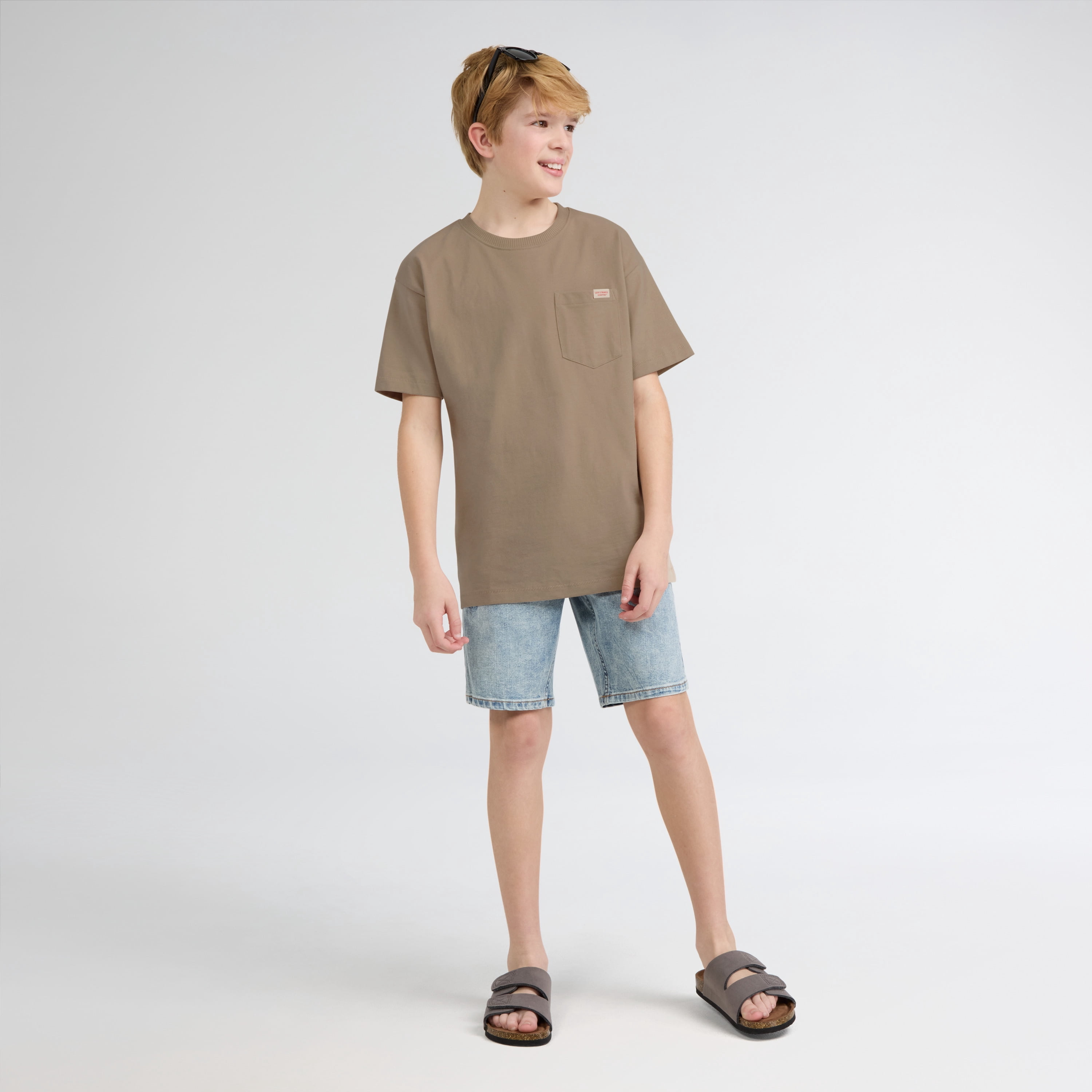 Levi Strauss Signature Boys Short Sleeve Pocket Tee, Sizes 4-18