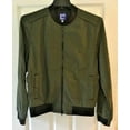 thumbnail image 3 of Pacific & Park OLIVE Lightweight Bomber Jacket, US Large, 3 of 4