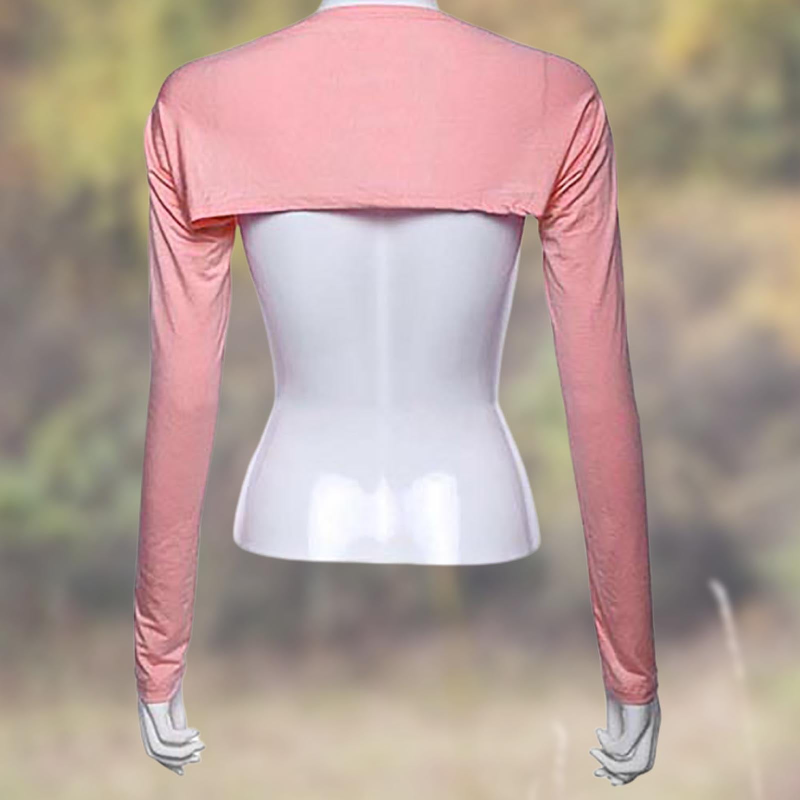 Sleeve One Piece Shoulder Warm Cotton Shoulder Sleeve Arm Cover,  Comfortable & Breathable, Anti-UV, Ladies Sun Protection Cooler Shrug for  Women Golf