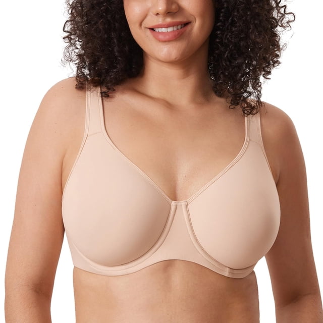 Sostén DELIMIRA Inbarely Plus con Aros Sin Costuras Beige 36F