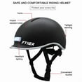 thumbnail image 5 of Portable Outdoor Bicycle Helmet USB Charging Riding Taillight Lightweight Cycling Helmet LED Rechargeable Rear Light City Helmet, 5 of 6