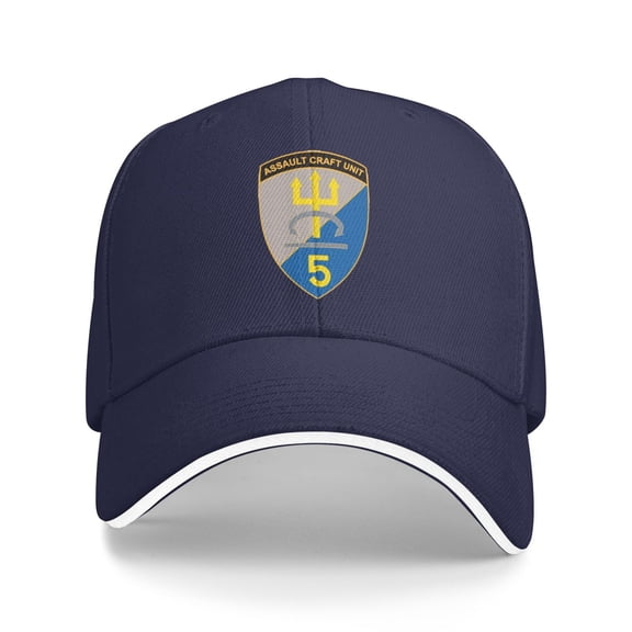 Acu-5 Assault Craft Unit Five Unisex Baseball Cap Adjustable Dad Hat Trucker Hat Sandwich Cap