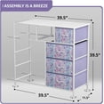 thumbnail image 4 of Sorbus Large 9 Drawer Dresser for Kids Bedroom, Tie-Dye Colors, 4 of 7