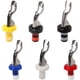 thumbnail image 1 of 6 tapones de vino Tapón de silicona para botella de vino, tapón manual para botella de bebida, corcho para botella de vino que crea un sello hermético, colores surtidos Rojo Verde, 1 of 4