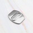 thumbnail image 5 of Set Of 4 Car Door Lock Cover Caps - Corrosion Resistant - Silver Stainless Steel, 5 of 5