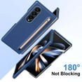 thumbnail image 3 of For Samsung Galaxy Z Fold 3 Case with S Pen Holder & Slim Stylus,Full Coverage Screen Protector Shockproof Ultra Slim Thin Fit Rugged Phone Case for Samsung Galaxy Z Fold 3,Blue, 3 of 8