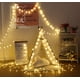 thumbnail image 5 of Luces de cadena de copo de nieve, LED Fairy Snow Lantern Lights decoración interior y exterior para año nuevo, Navidad, patio de césped(Color cálido)(3.20 metro y 20 luces), 5 of 5