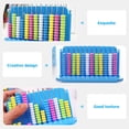 thumbnail image 3 of KAKOWELY Blue Plastic Abacus for Students Early Educational Math Learning Tool 12 Rods Counting Abacuses,7.28"X3.94"X2.48", 3 of 5
