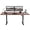 Dark Walnut/Black, variant on VIVO Electric 71” x 30” Stand Up Desk Workstation, Dark Walnut Top, Black Frame