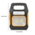 thumbnail image 4 of Ruiboury Solar Charging Camping Waterproof Lantern USB Rechargeable Long-range Light Handheld LED Flashlight Torch Fishing Yellow, 4 of 6