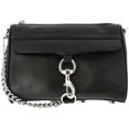 thumbnail image 1 of Bolso de hombro de cuero Rebecca Minkoff Mac Mini negro, 1 of 4