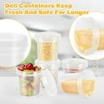 thumbnail image 5 of 48 Pack Food Storage Containers with Lids,16 oz Deli Containers,16oz Plastic Containers,Deli Food Storage Containers with Airtight Lids,Meal Prep Containers,BPA Free,Microwave/Freezer Safe, 5 of 8