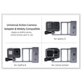 thumbnail image 4 of RYRDWP Adaptateur Mobile pour Cardan Réglable pour 3 Caméras d'Action, 4 of 9