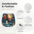thumbnail image 4 of Bixox Women's Textured Bald Eagle pattern 2 in 1 Running Shorts - Lightweight Athletic Workout Gym Yoga Shorts Liner with Pockets - Small, 4 of 5