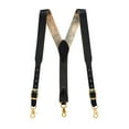 thumbnail image 2 of SuspenderStore Handcrafted Chain Stitch Leather Suspenders - 1.5-In Wide - Trigger Snap, 2 of 4