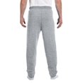 thumbnail image 3 of Jerzees Mens NuBlend Elastic Bottom Sweatpants, 3X, Oxford, 3 of 4