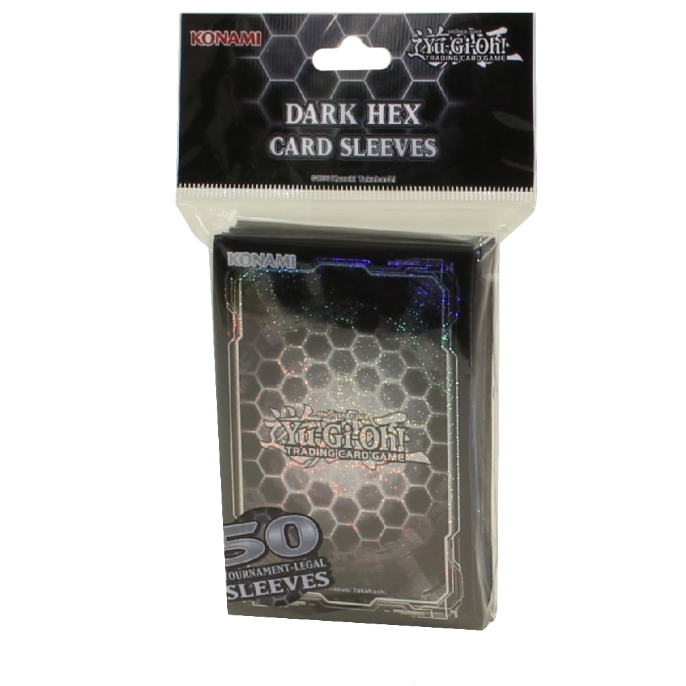 Konami Yu-Gi-Oh! Deck Protector Card Sleeves - DARK HEX (50 Tournament Legal  Sleeves) - Walmart.com