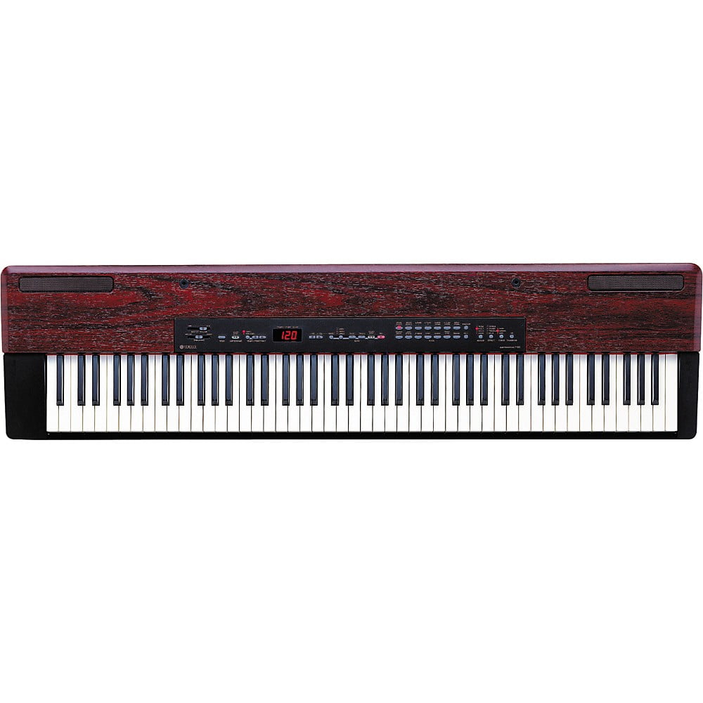 Yamaha P120 88 Key Stage Piano with Speakers Mahogany Black Walmart