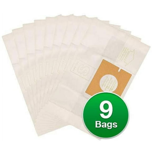 Replacement Part For Hoover type S vacuum cleaner bags Fits Canister, Futura, Spectrum, S3510,S3511,S3513,S3515,S3517,S3519,S3520,S3527,S3530,S3533 Models 9PK # 4010064S