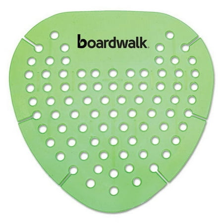 Boardwalk Gem Urinal Screen, Lasts 30 Days, Green, Herbal Mint Fragrance, 12/Box -BWKGEMHMI