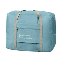 Foldable Travel Trolley Luggage Bag Portable Cationic Boarding Bag with Large Capacity 46x34x17cm Storage Organizer for Plane