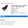 thumbnail image 2 of Front Left Window Switch - Compatible with 1999 - 2004 Chrysler 300M 2000 2001 2002 2003, 2 of 2