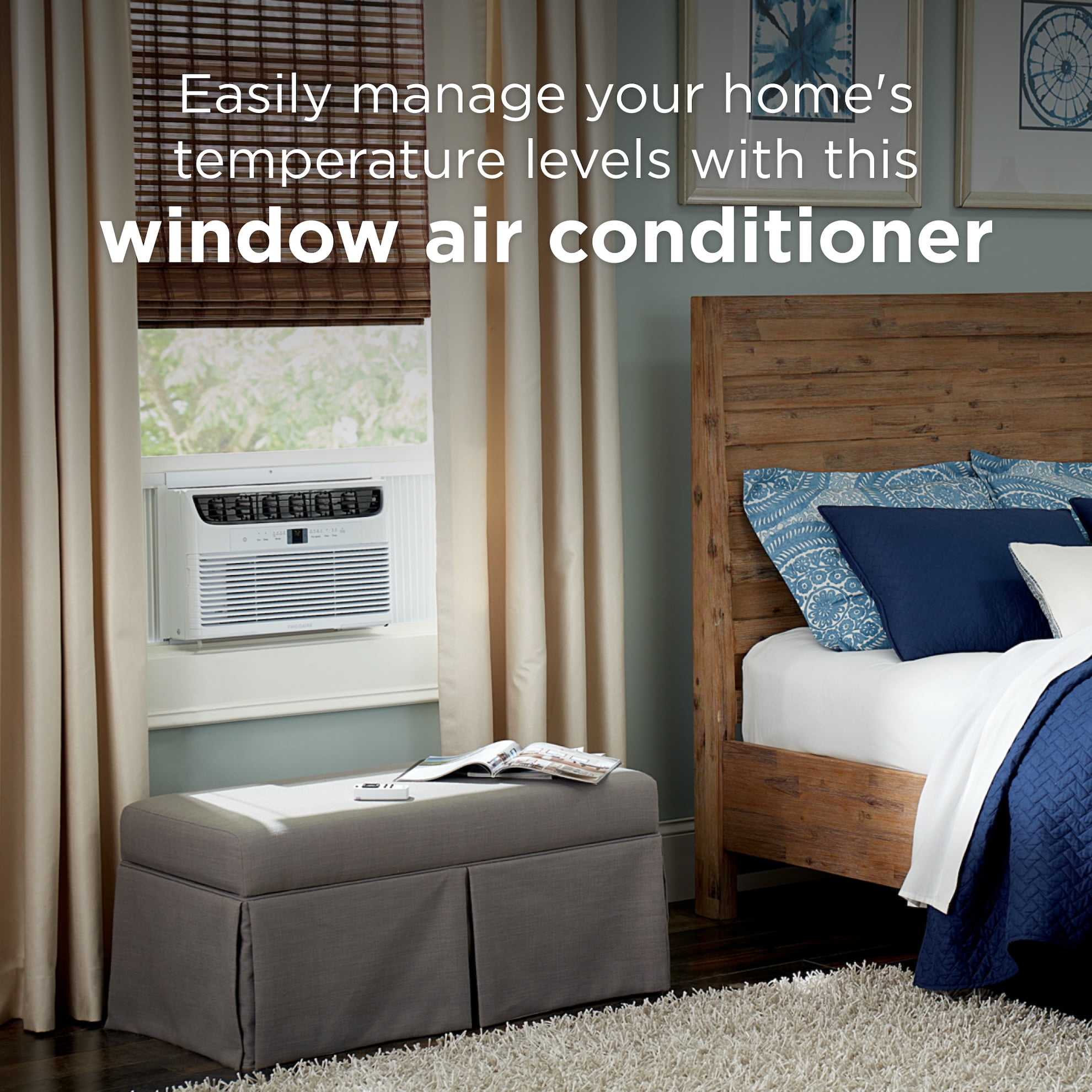 Frigidaire 6,000 BTU Window Room Air Conditioner up to 250 Sq Ft, White