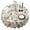 Beige Butterfly Flower-1, variant on Black Butterfly Pattern Round Tablecloth 60"x60",Wrinkle Wipeable Table Cloth for Kitchen Dining Room Picnic Patio Party
