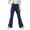 CB-Dark Blue, variant on Wide Leg Jeans Woman Women'S Luscious Curvy Bootcut Mid-Rise Insta Stretch Juniors Jeans (Standard And Plus) Blue,S
