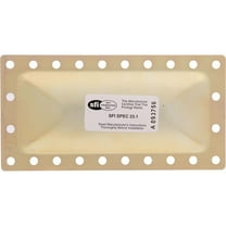 Allstar Performance ALL26310 Burst Panel - 3-1/8in x 6-1/8in - SFI 23.1 - Aluminum - Gold Anodized - Each