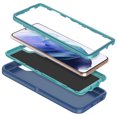 thumbnail image 2 of Compatible with Samsung Galaxy S21 Plus/S30 Plus Case,3-Layer Military Grade Drop Protection Anti-Slip Bumper Rugged Shockproof Dustproof Protection 6.7 inch Phone Case,Green Teal, 2 of 5