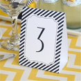 thumbnail image 1 of Hortense b Hewitt 35086 Navy Stripe Numéro de Table Tentes (1-40), 1 of 4