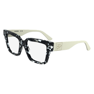 New Karl Lagerfeld KL-6091 017 Black on Tortoise Eyeglasses 56/13/140 New Karl Lagerfeld KL-6091 017 Black on Tortoise Eyeglasses  main image 3