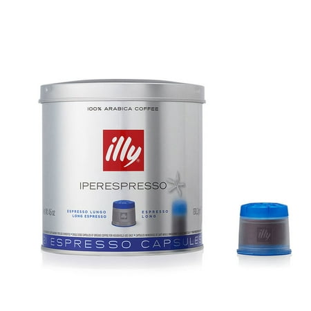 illy iperEspresso Capsules Lungo Espresso Coffee, 21