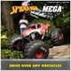 thumbnail image 4 of Monster Jam Marvel Mega Spider-Man RC Monster Truck, All-Terrain, Over 2 Feet Long, 1:6 Scale, Super Hero Kids Toys for Boys and Girls Ages 4+, 4 of 5