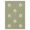 thumbnail image 2 of Sahpxhe Christmas Flannel Throw Blanket with Christmas Ball Design,Ultra Soft Reversible Winter Blanket for Couch and Bed,Cozy Christmas Home Decor,39.4x27.6in Green-S, 2 of 6
