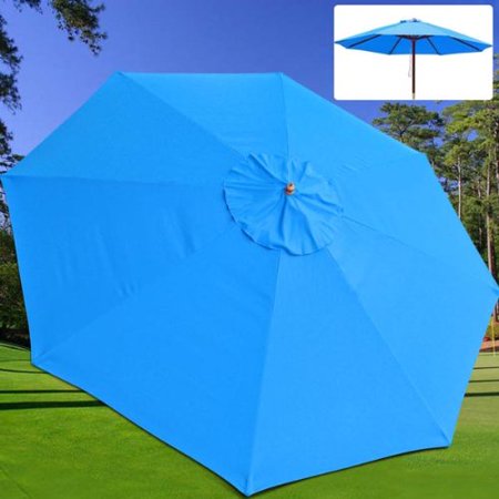 Blue 13ft Outdoor Patio Umbrella Replacement Top Canopy Walmart Com