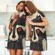 thumbnail image 4 of Easygdp Retro Raccoon Graphic Print Camisón de manga corta para mujer, informal, estampado, 4 of 6
