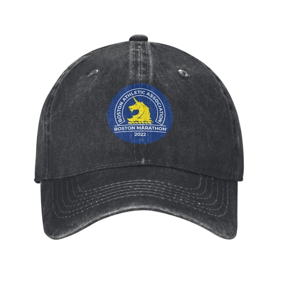 Boston Marathon Hat Adult Adjustable Classic Washed Casquette Cap Hat Baseball Cap