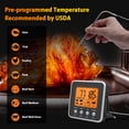 thumbnail image 3 of Digital Kitchen Thermometer - Single Temperature Probe - LED Display - Cooking Thermometer for Meat, Steak, Oil, Milk, Pork, Poultry, Fish, BBQ, 3 of 5