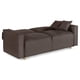 thumbnail image 5 of Sofá Cama Makora Abbot Chocolate Lino Memory Foam Respaldo con Reclinable de 3 Posiciones, 5 of 8