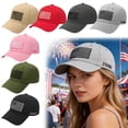 thumbnail image 2 of USA Flag Baseball Cap 250th Anniversary Trucker Hat Father Dad Mother Mom Adjustable Sportswear Hat for Men Women Adults, 2 of 6