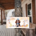 thumbnail image 4 of Watercolor Cavalier King Charles Spaniel Happy Birthday Celebration Balloons Gift Party Landscape Wood Sign Dog Lover Gifts Hanging Wall Home Decor - 00028, 4 of 5