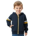 thumbnail image 4 of Fozruso Hooded Lightweight Jacket 2-3 Years,Boys Girls Hooded Jacket Kids Lightweight Zipper Pullover Windbreaker Outerwear Casual Spring Autumn Coat Blue, 4 of 4