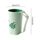 thumbnail image 3 of 1 Portacepillos de dientes, vaso para agua de ducha, vaso para cepillo de dientes con asa, vaso para enjuague bucal, vaso para pasta de dientes de viaje, práctico vaso de almacenamiento, vaso de plást, 3 of 6