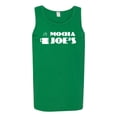 thumbnail image 2 of Mocha Joe's Coffee Stand Shop Logo | Mens Pop Culture Graphic Tank Top, Kelly, 2XL, 2 of 4